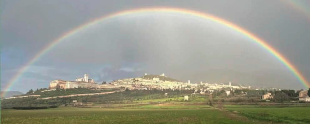 A view of Assisi the day before the Feast of Creation Ecumenical Seminar began in March 2024